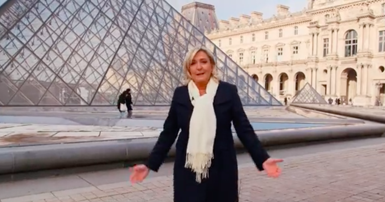 El Louvre pide a Marine Le Pen que retire video con imágenes del museo
