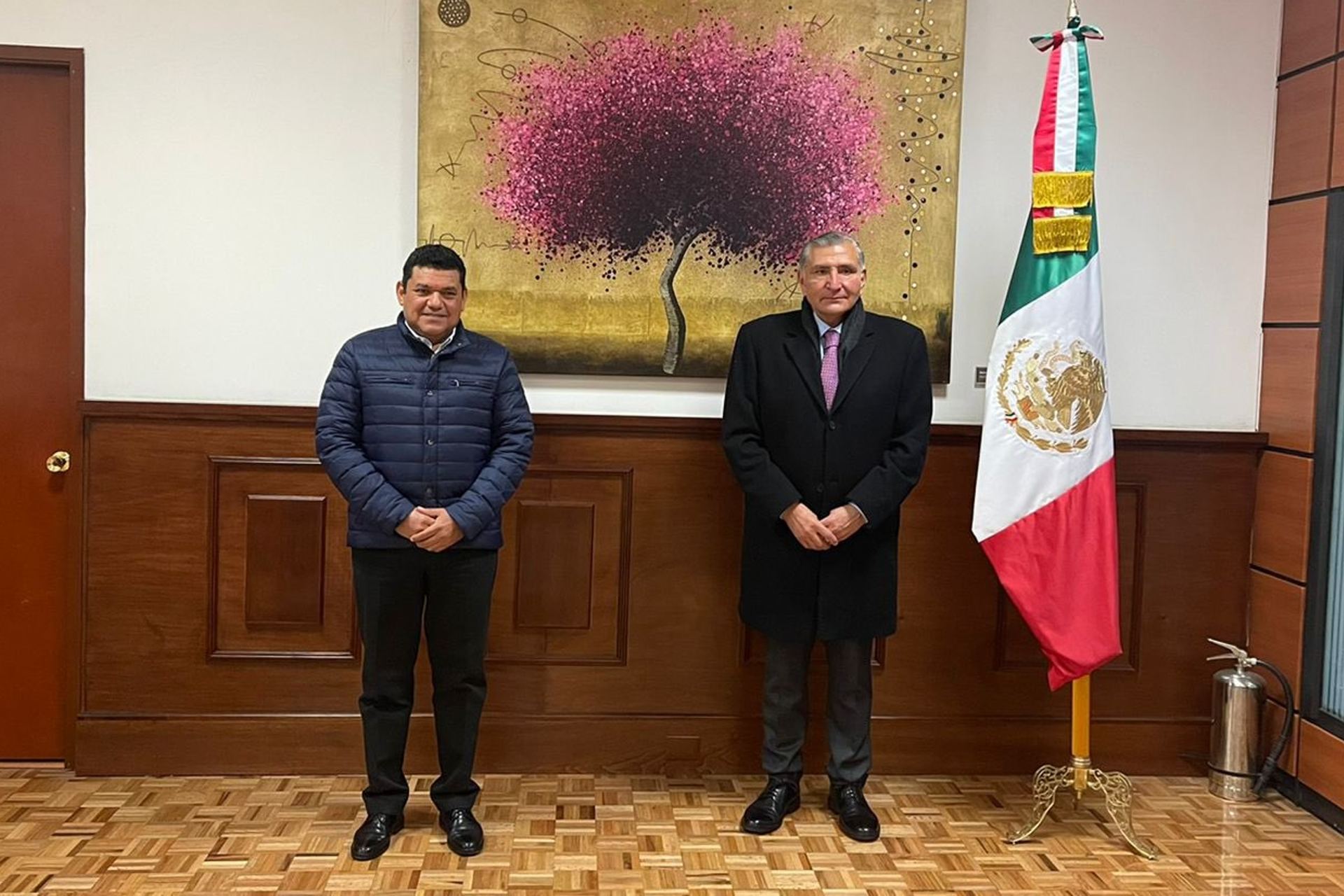 Cambios en Gabinete, para fortalecer trabajo en equipo: Adán Augusto