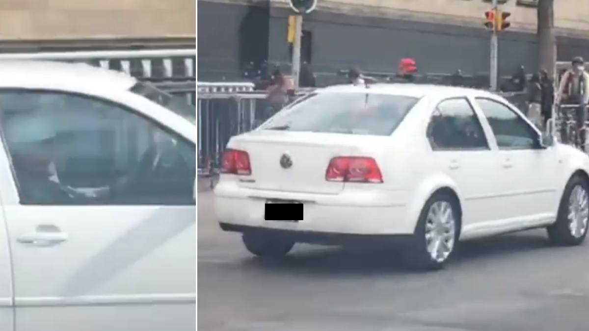 #Video López Obrador sale de Palacio Nacional tres días después del cateterismo