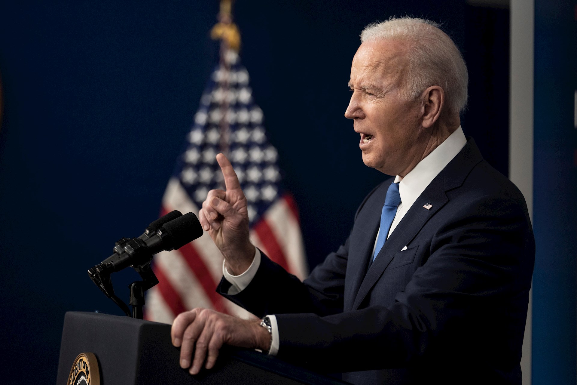Biden dará una conferencia de prensa por el aniversario de su investidura