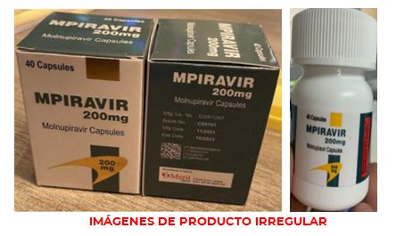 Cofepris alerta por venta ilegal de molnupiravir, tratamiento para COVID-19 - medicamento-irregular