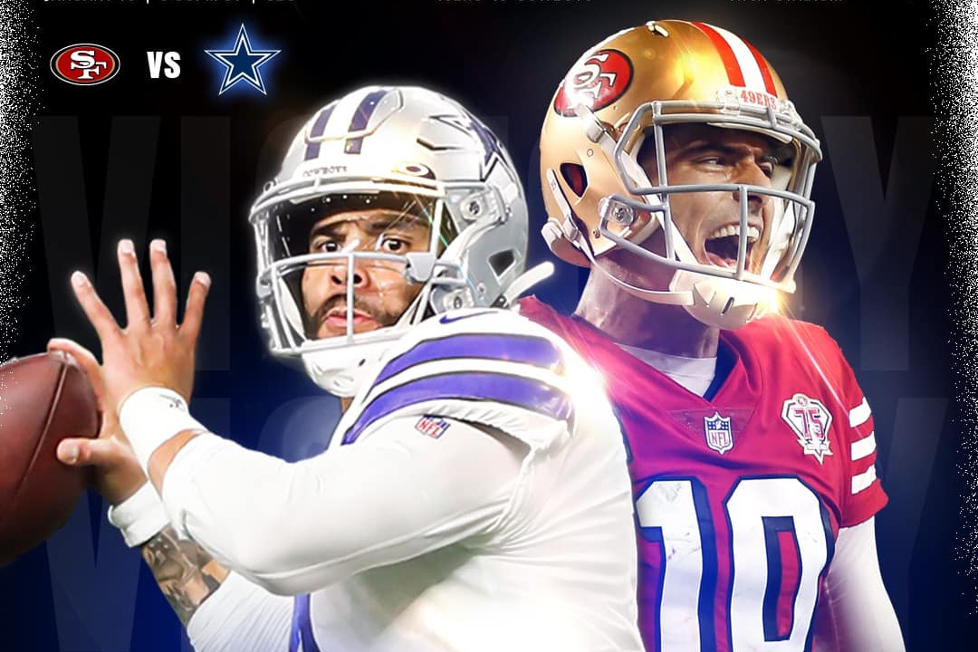 NFL: 49ers-Cowboys, rivalidad histórica que aviva los playoffs