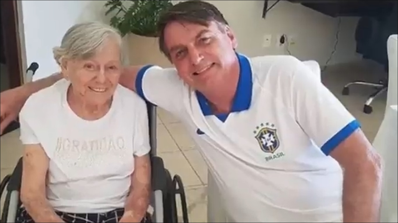 Murió a los 94 años la madre del presidente Bolsonaro