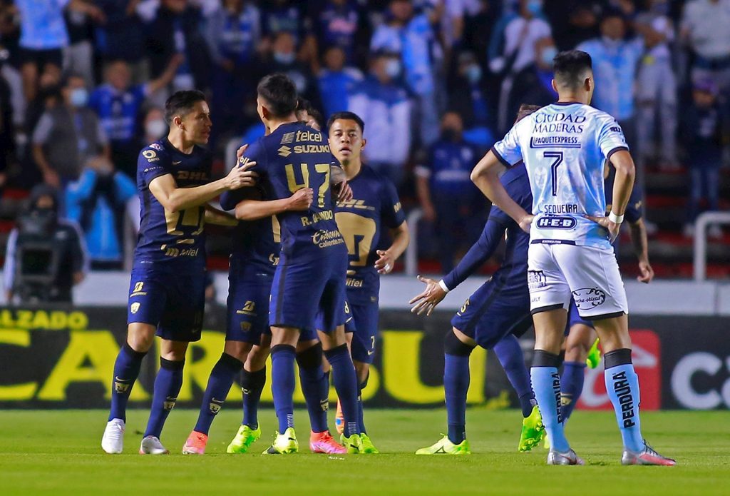 Pumas derrota a Querétaro y afianza el liderato en el Clausura 2022 - pumas-queretaro-partido-14-01-2022-1024x695