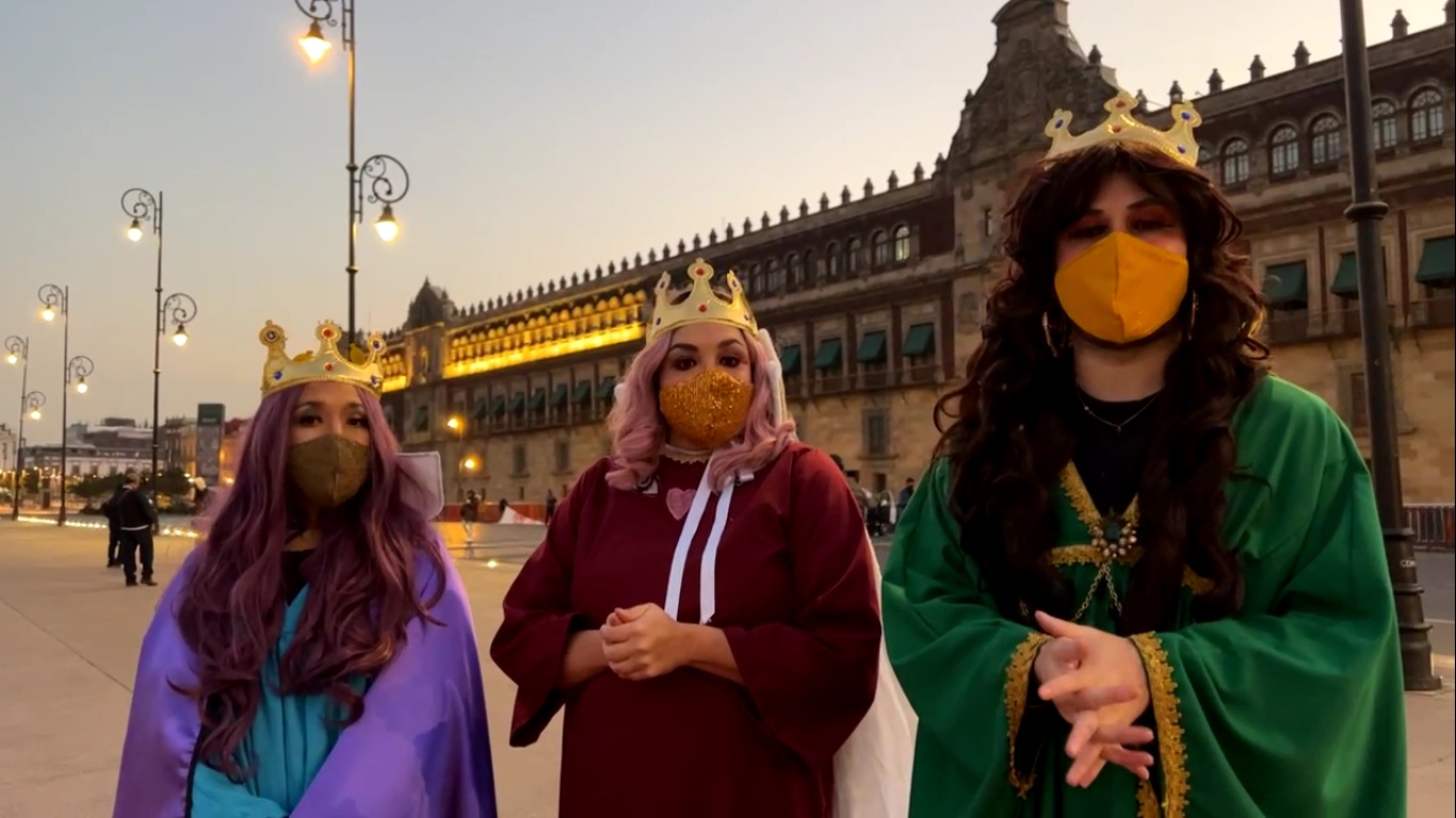 ‘Reinas Magas’ piden vacunas y educación para niños en México