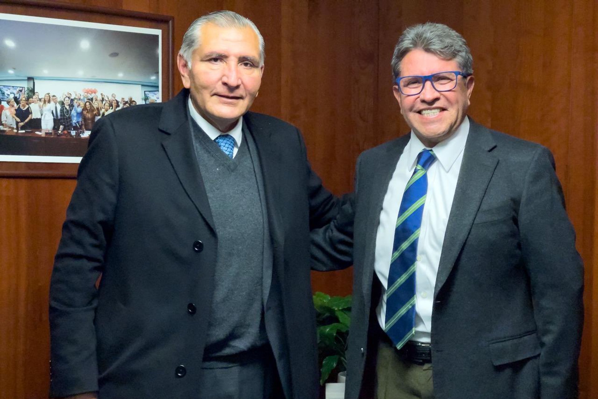 Ricardo Monreal y Adán Augusto López se reúnen para revisar agenda del Ricardo Monreal y Adán Augusto López se reúnen para revisar agenda del