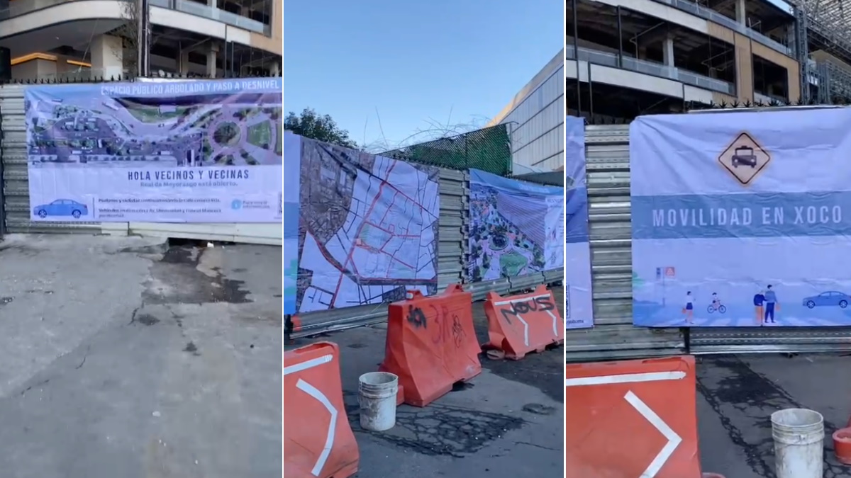 Vecinos de Xoco denuncian bloqueo de calle por constructora