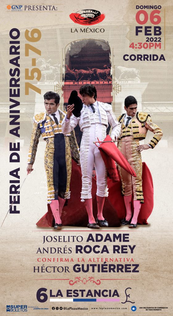 Destacan 'El Juli' y Roca Rey en feria de doble aniversario en La Plaza México - 6-feb-robaplana-14-8x27-1-561x1024