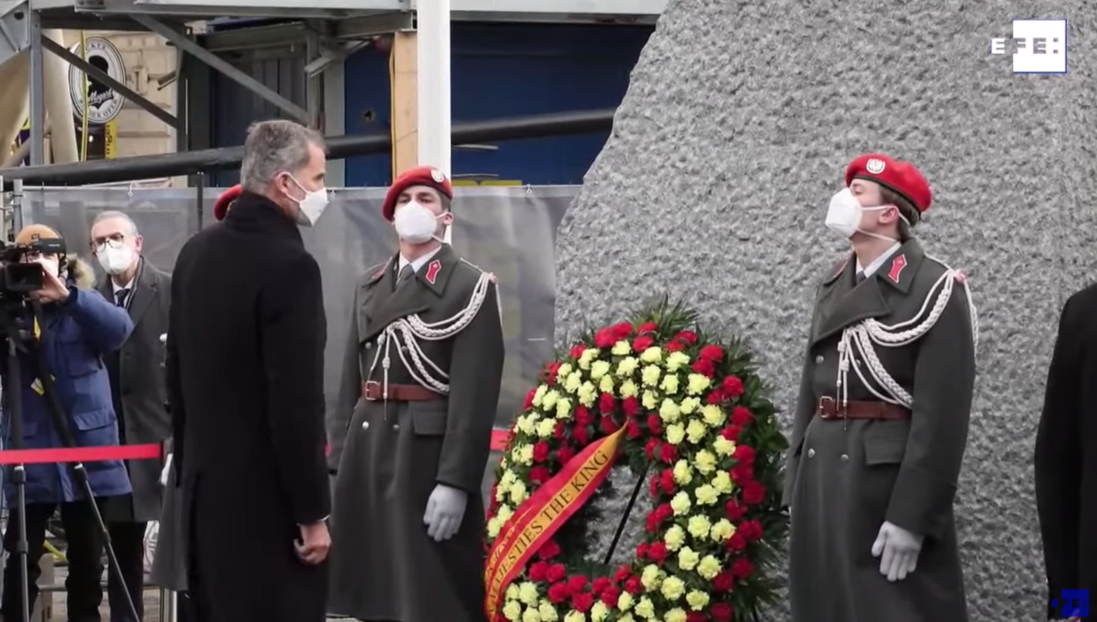 Los reyes de España honran en Viena a los republicanos españoles víctimas del nazismo