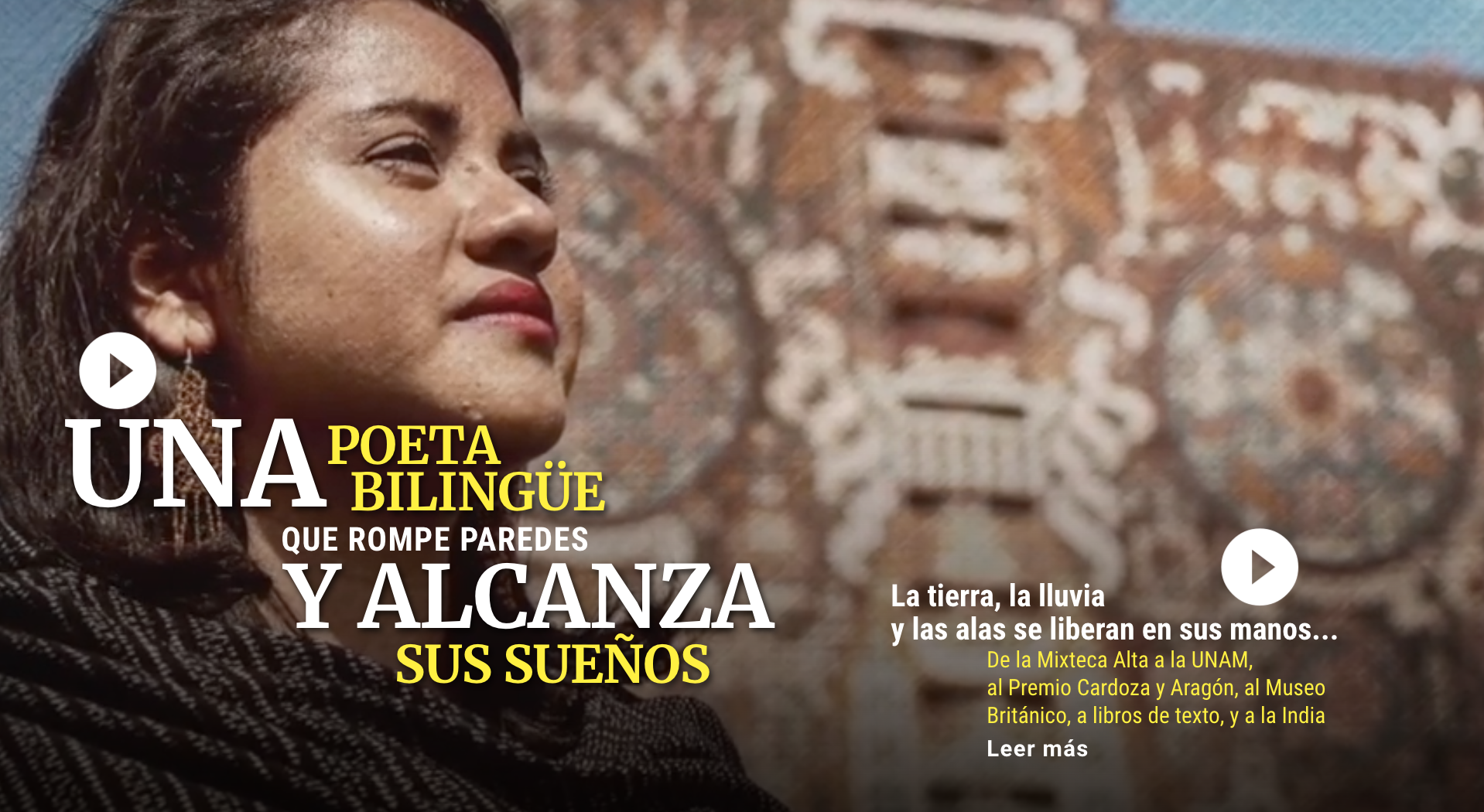 Gaceta UNAM: Una poeta bilingüe que rompe paredes y alcanza sus sueños Gaceta UNAM: Una poeta bilingüe que rompe paredes y alcanza sus sueños