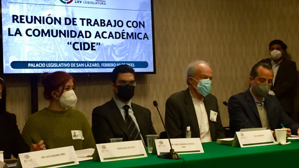 “Jamás en el CIDE habíamos vivido una crisis semejante”, dice Jean Meyer a diputados “Jamás en el CIDE habíamos vivido una crisis semejante”, dice Jean Meyer a diputados