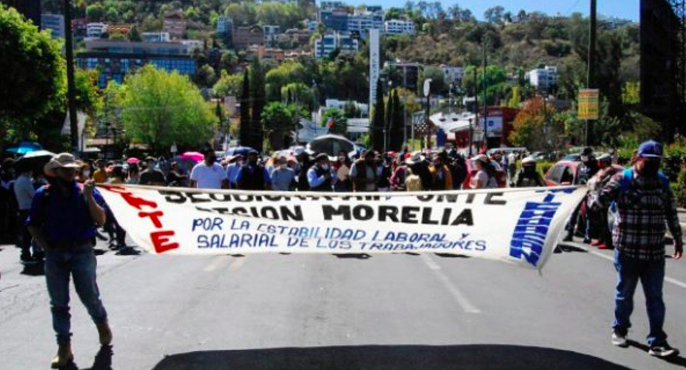 CNTE y Gobierno de Michoacán acuerdan tregua para liberar vías del tren