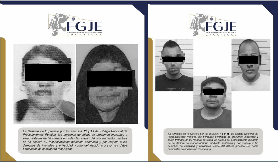 Van cinco detenidos por asesinato de estudiantes en Zacatecas