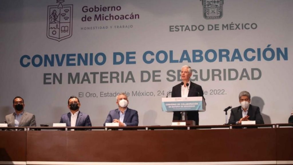 Estado de México y Michoacán acuerdan reforzar la seguridad en zona limítrofe - estado-de-mexico-michoacan-seguridad-acuerdo-2-1024x576