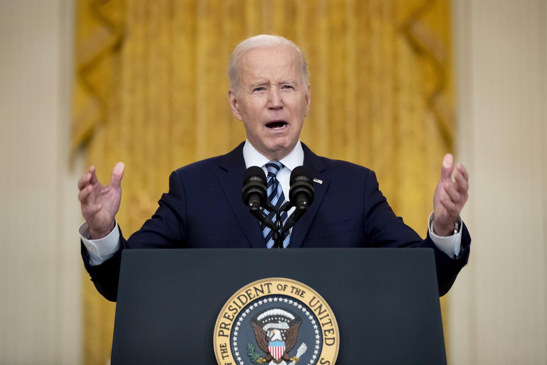 Biden advierte a Putin que la OTAN está “más unida” tras invasión a Ucrania