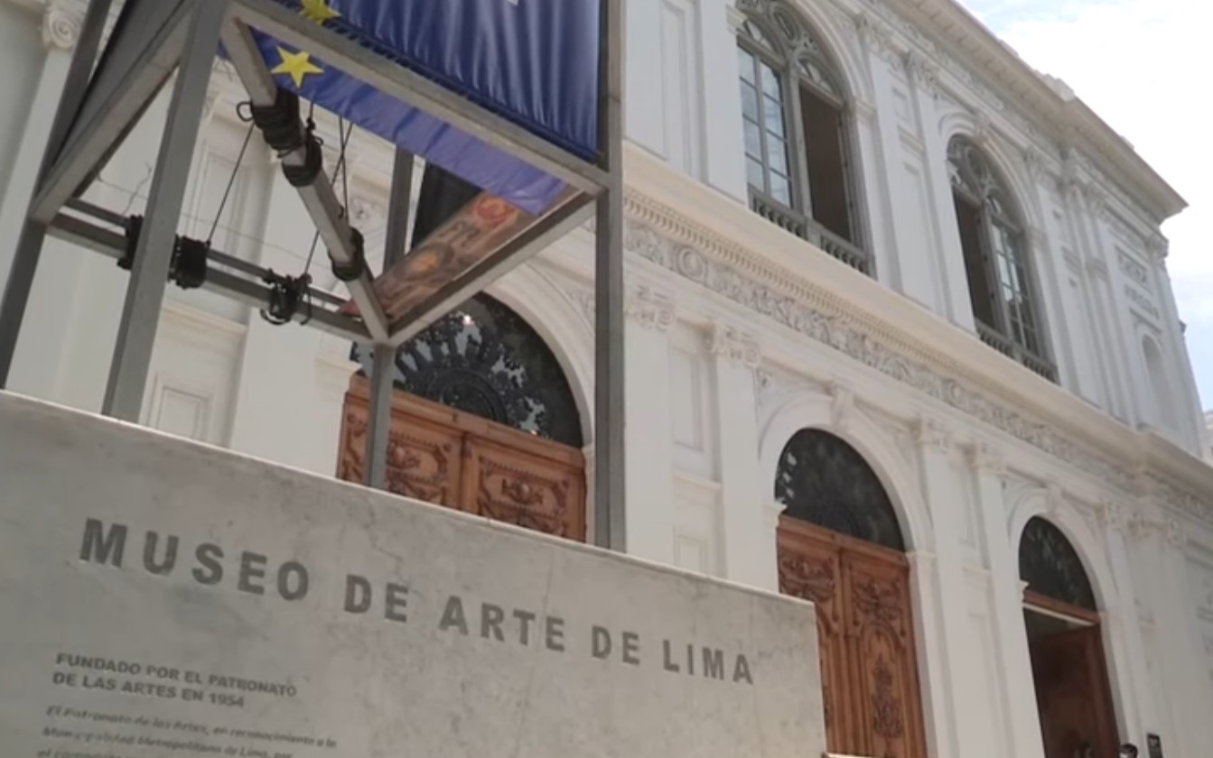 La Unión Europea termina la restauración de la fachada del Museo de Arte de Lima