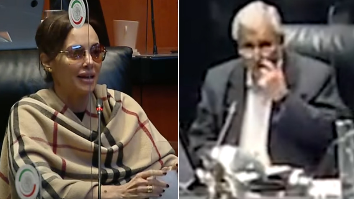 Lilly Téllez exige a senador “no chuparse los dedos”