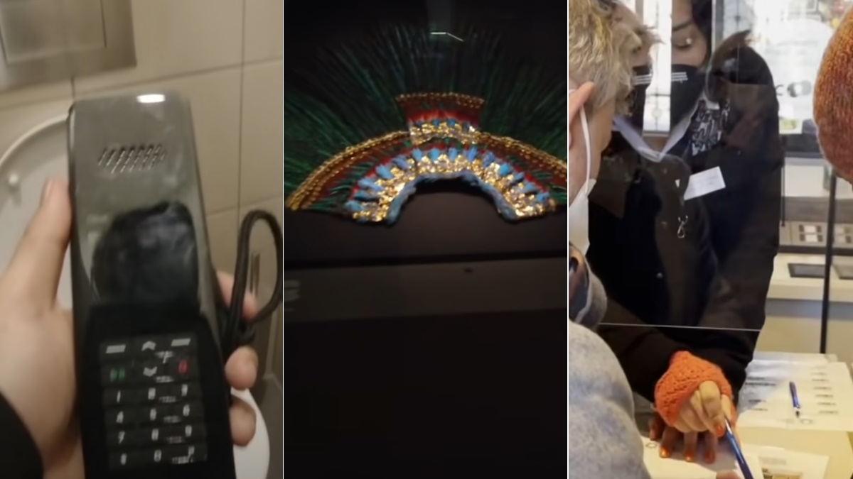 Intercambian audioguías en Museo de Viena para exigir que el penacho de Moctezuma regrese a México