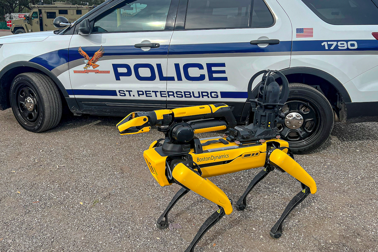 Policía de Florida presenta a su nuevo refuerzo: Spot, el perro robot Policía de Florida presenta a su nuevo refuerzo: Spot, el perro robot