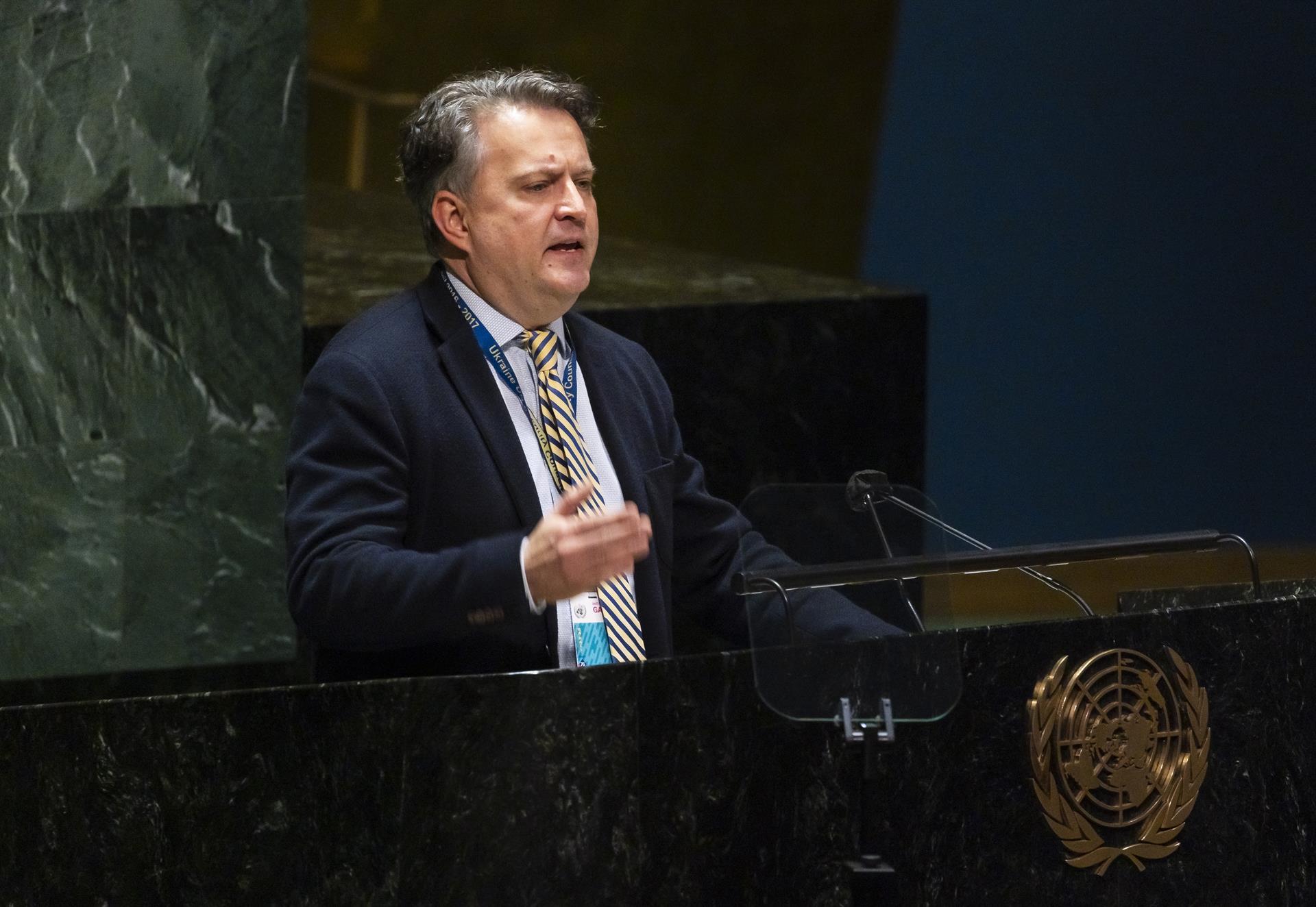 “Si Ucrania no sobrevive, Naciones Unidas tampoco”, advierte embajador