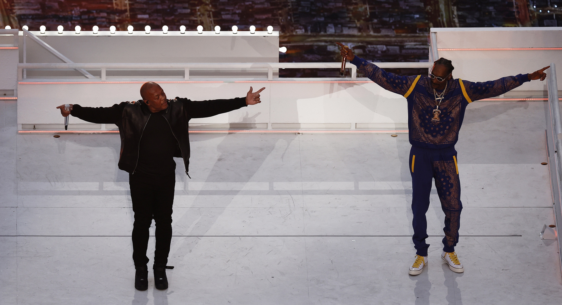 Así se vivió el show de medio tiempo del Super Bowl LVI