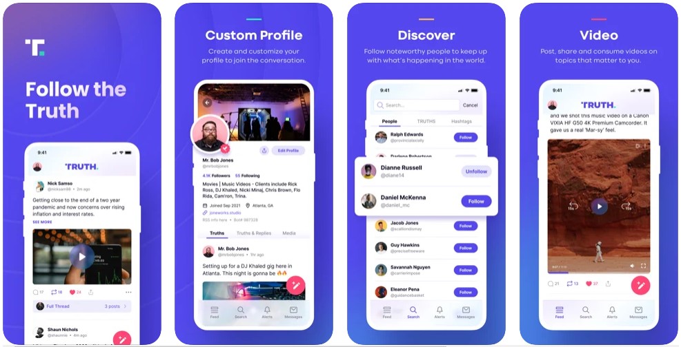 Trump lanza "Truth Social", su propia red social - truth-social