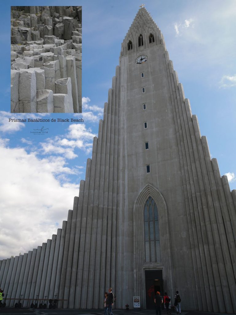 Flujos de lava basáltica dan forma a la Iglesia de Hallgrímur en Islandia - 5-768x1024