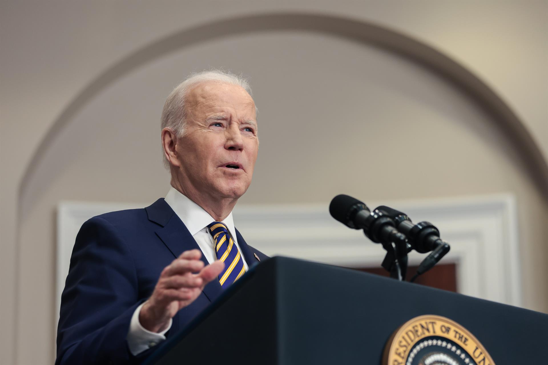Biden veta las importaciones estadounidenses de petróleo y gas de Rusia Biden veta las importaciones estadounidenses de petróleo y gas de Rusia