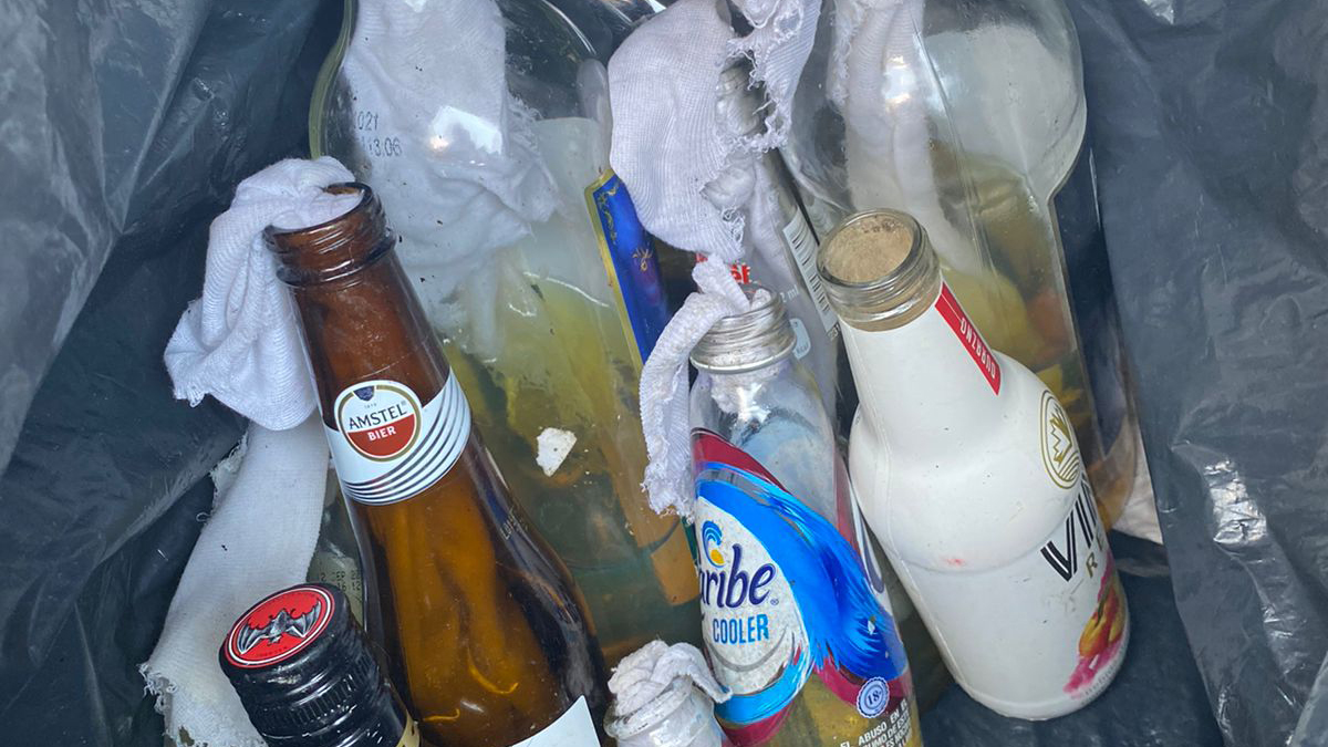 Aseguran en CDMX bombas molotov que serían usadas en marcha del 8M Aseguran en CDMX bombas molotov que serían usadas en marcha del 8M