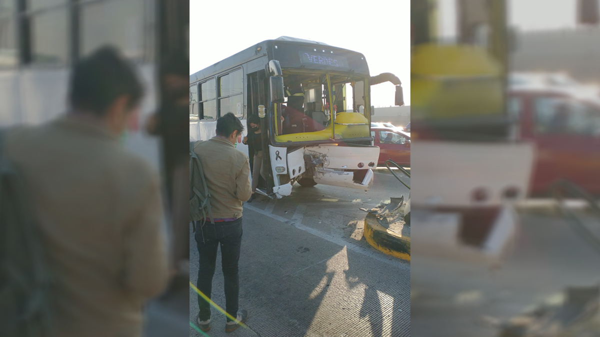 #Video Autobús choca contra caseta de la autopista México-Pachuca #Video Autobús choca contra caseta de la autopista México-Pachuca