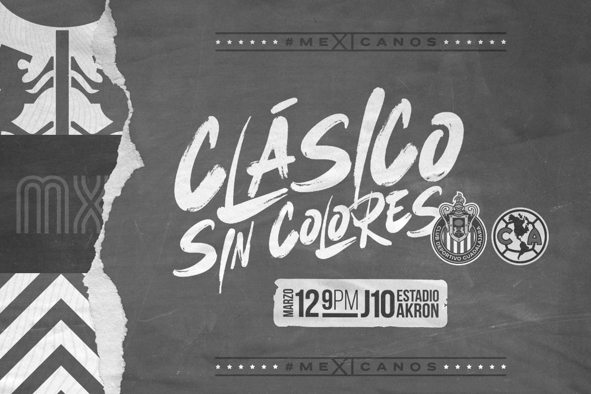 América y Chivas piden a sus aficionados vestir de blanco en el Clásico Nacional