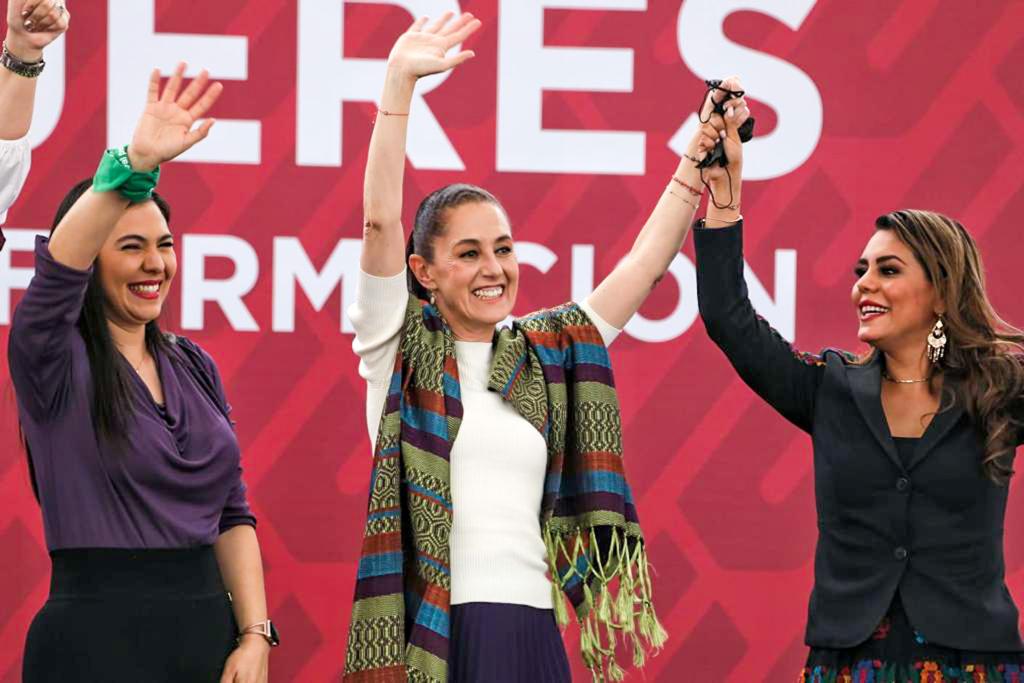 Sheinbaum obtiene apoyo de mujeres de Morena durante evento del Día de la Mujer Sheinbaum obtiene apoyo de mujeres de Morena durante evento del Día de la Mujer
