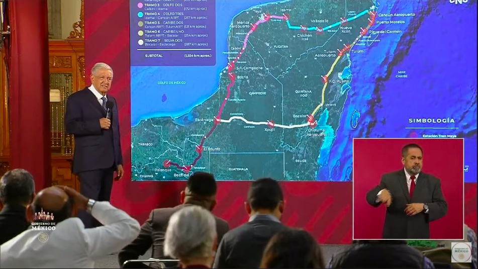 Reitera AMLO: Tren Maya significará ahorros y reducción de emisiones; Conferencia (28-03-2022)
