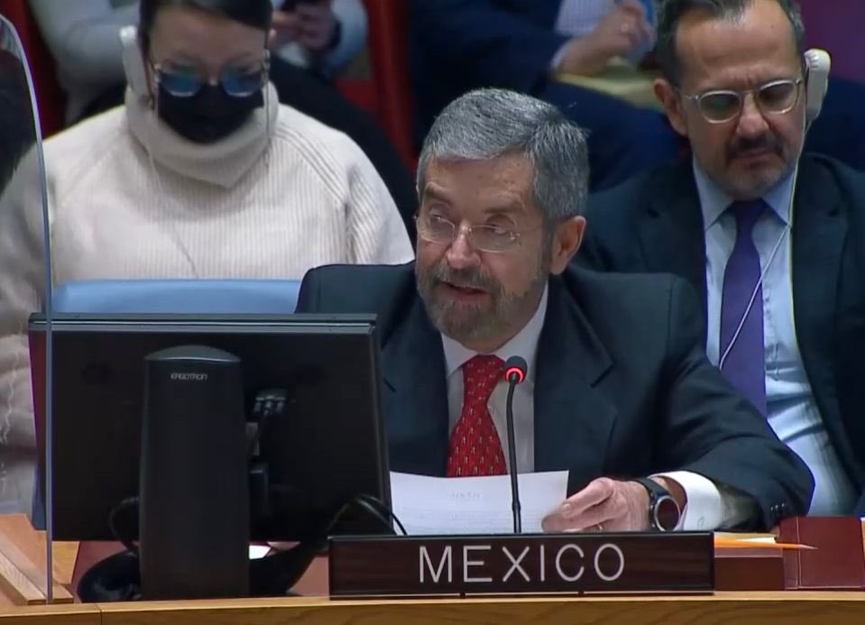 México externa ante ONU preocupación por deterioro humanitario en Ucrania