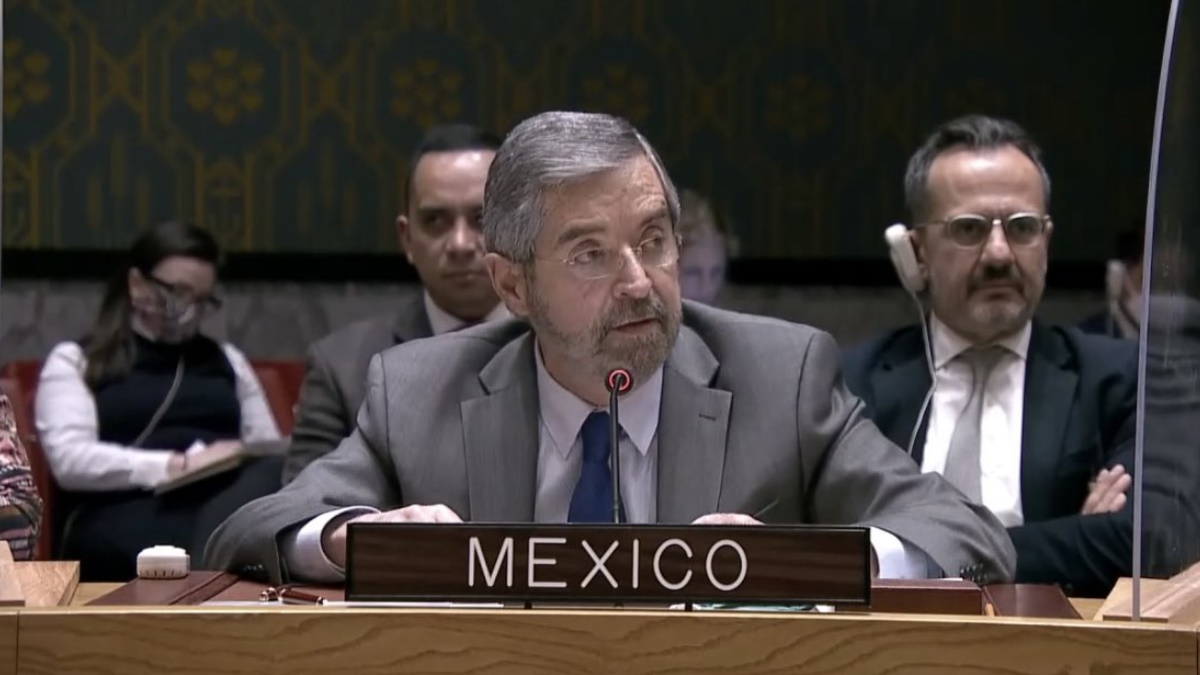 Proyecto de Rusia en el Consejo de Seguridad sobre Ucrania “no responde a la realidad”, acusa Juan Ramón de la Fuente Proyecto de Rusia en el Consejo de Seguridad sobre Ucrania “no responde a la realidad”, acusa Juan Ramón de la Fuente