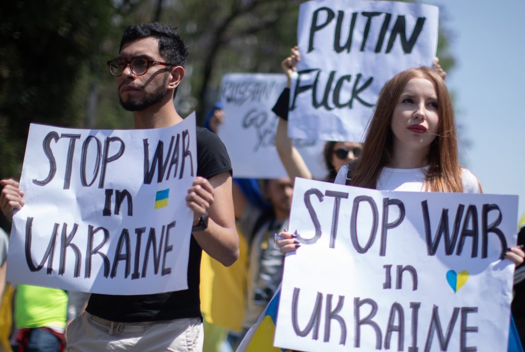 Ucranianos protestan en Ciudad de México contra la invasión rusa - protesta-ucrania-ciudad-de-mexico-06-03-2022-1024x687