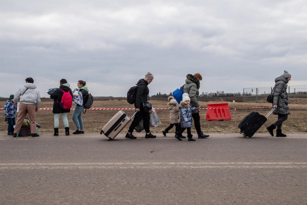 Biden agradece a Polonia su "hospitalidad" con los refugiados ucranianos - refugiados-de-ucrania-llegan-a-polonia-1024x683