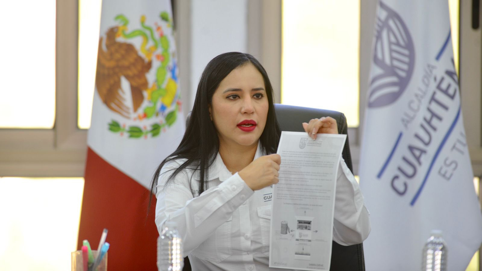 Ante juez, Sandra Cuevas ofrece nueva disculpa pública a policías auxiliares Ante juez, Sandra Cuevas ofrece nueva disculpa pública a policías auxiliares