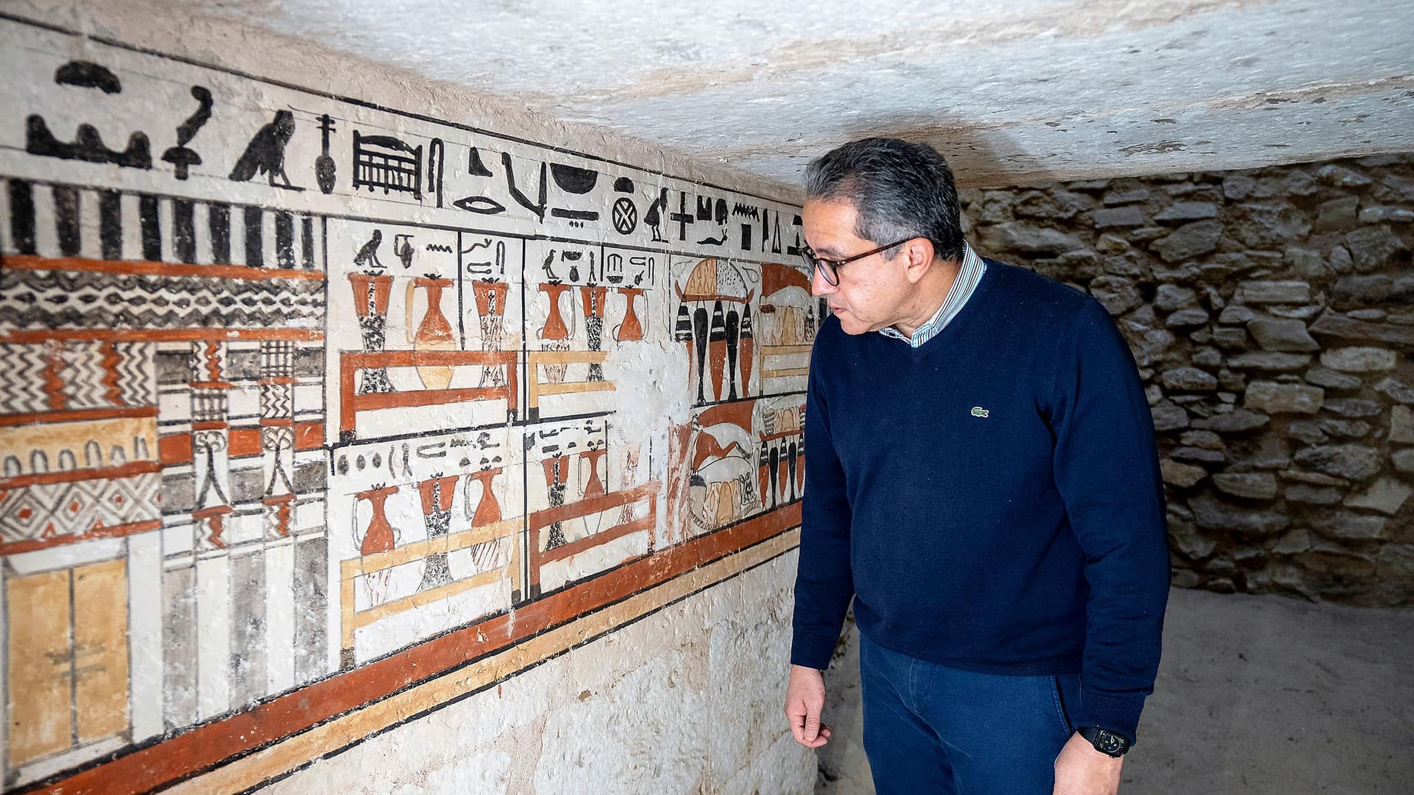 Five ornate tombs over 4,000 years old have been discovered in Egypt