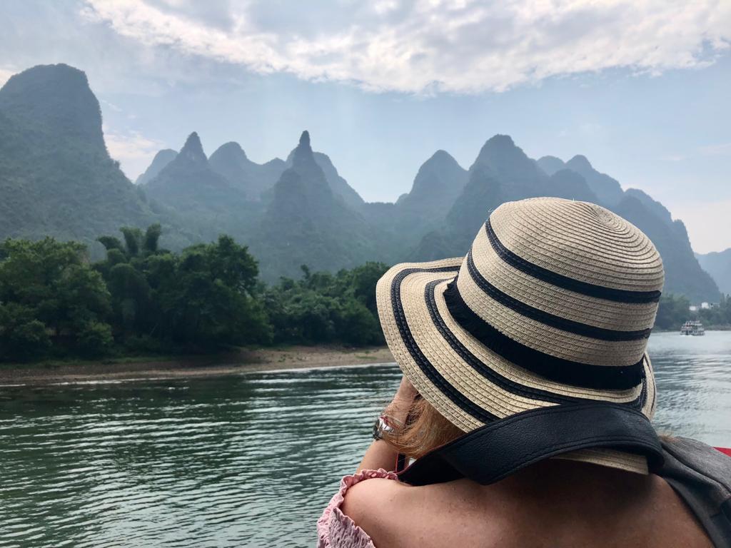 Las maravillosas colinas kársticas (de piedra caliza) del río Li en China