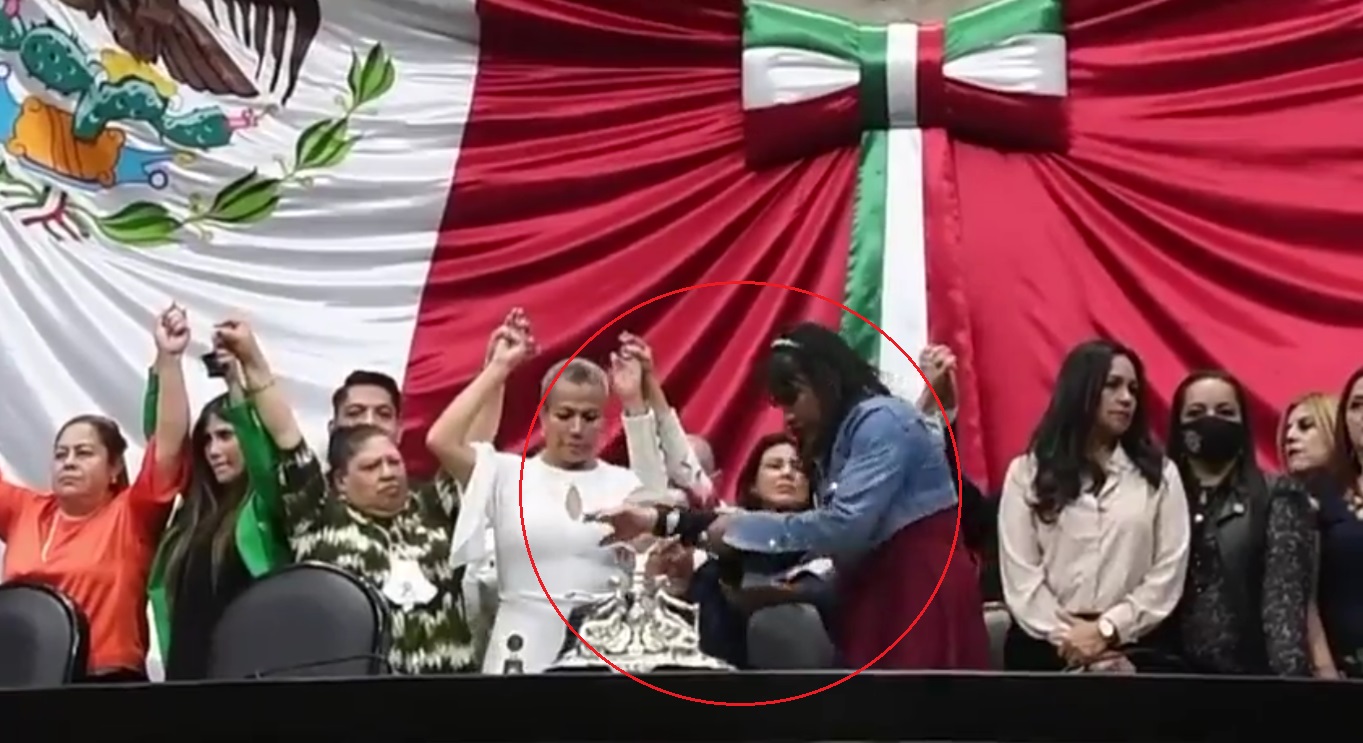 #Video Diputada trans agrede a Santiago Creel; “mi comportamiento no fue correcto”, reconoce