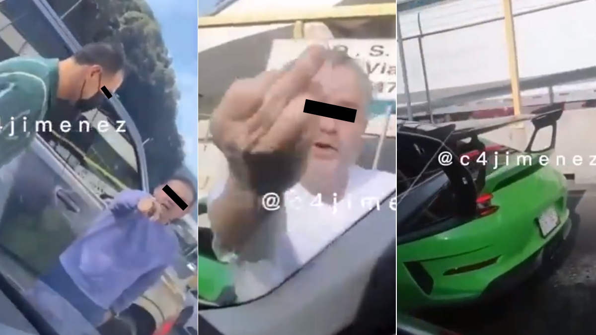 #Video Conductor de Porsche agrede a automovilista en la México-Toluca #Video Conductor de Porsche agrede a automovilista en la México-Toluca