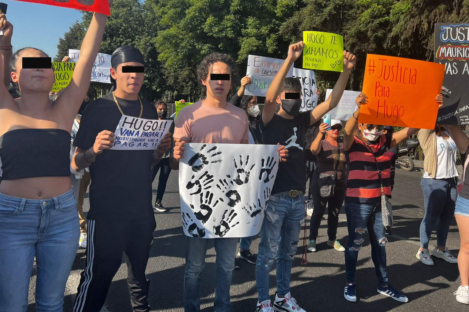 Bloquean Periférico Norte para exigir justicia por homicidio de Hugo “C”, joven de 15 años