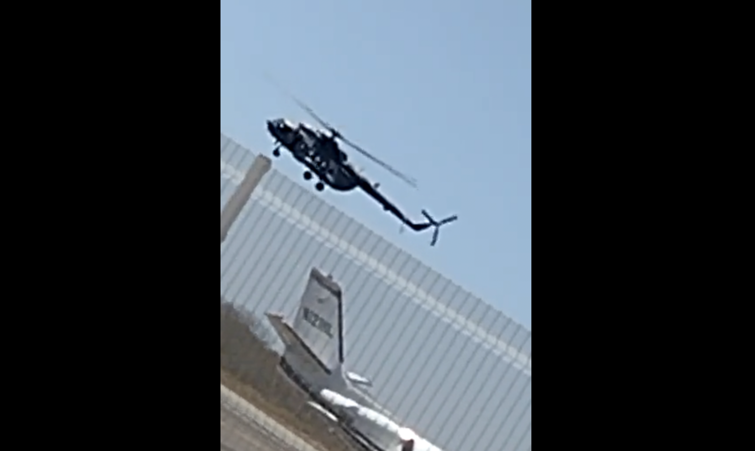 #Video Helicóptero de la Marina se desploma en Mazatlán, Sinaloa