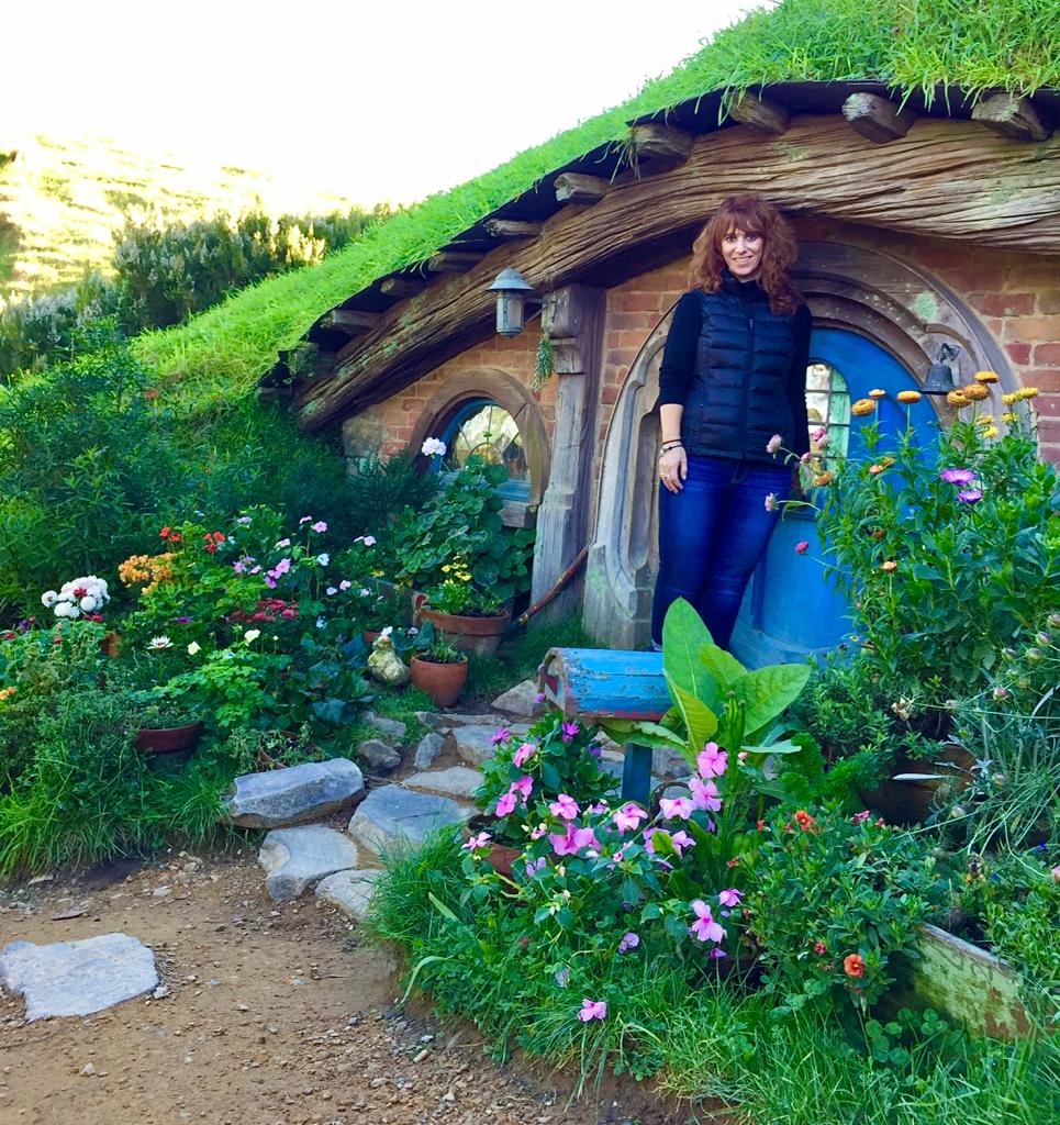 El set de grabación Hobbiton, Nueva Zelanda; por Ivonne Frid