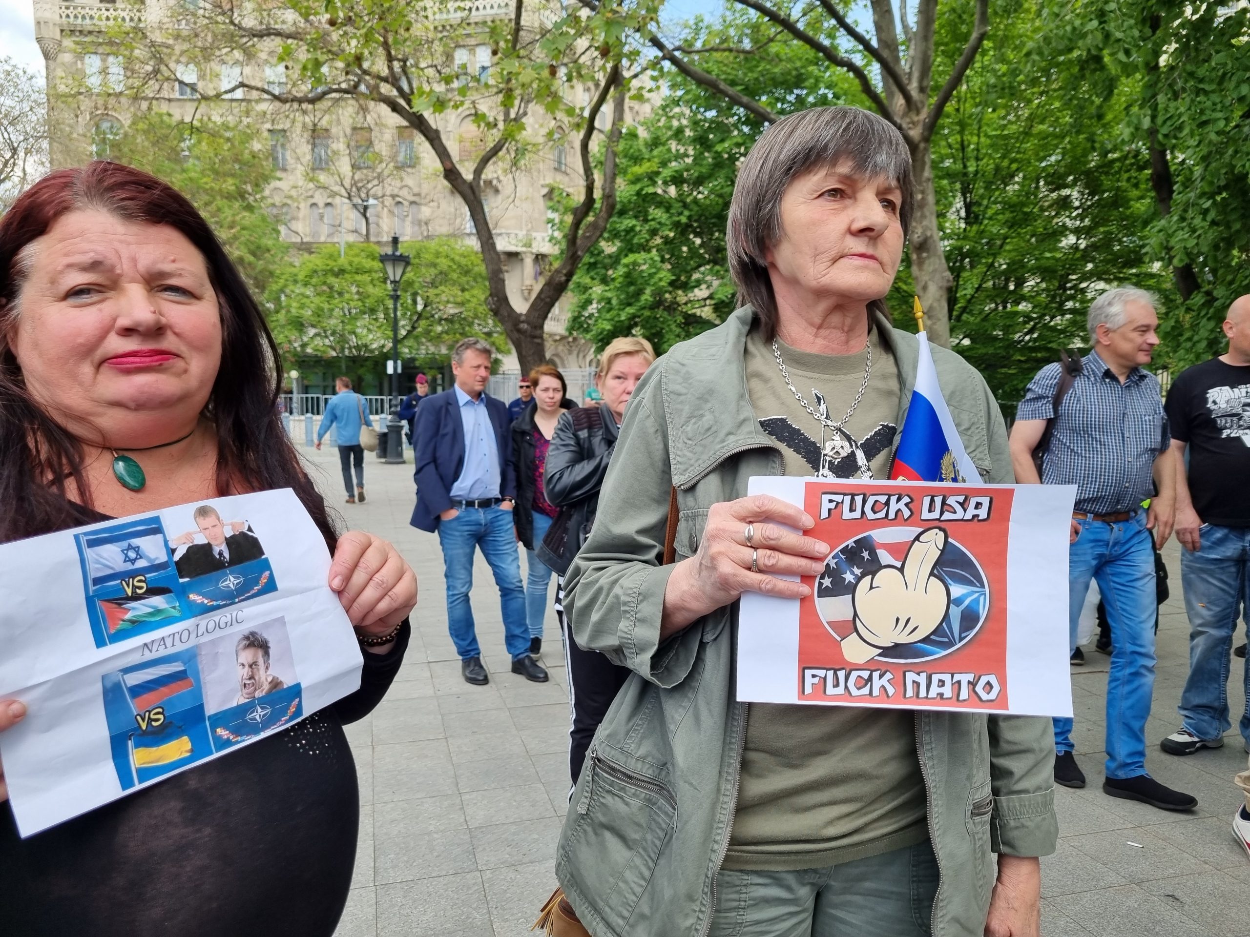 Manifestación pro Putin reúne solo a 150 personas en Budapest