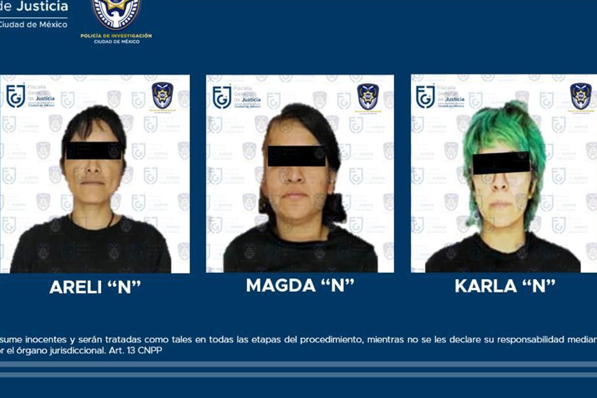 Imputan robo agravado y daño a propiedad a mujeres detenidas durante desalojo en CNDH Imputan robo agravado y daño a propiedad a mujeres detenidas durante desalojo en CNDH