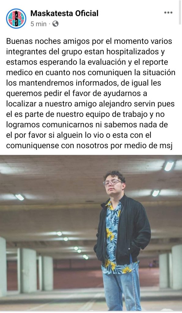 #Video Riña durante concierto de ska en CDMX deja al menos dos heridos - publicacion-de-maskatesta-595x1024