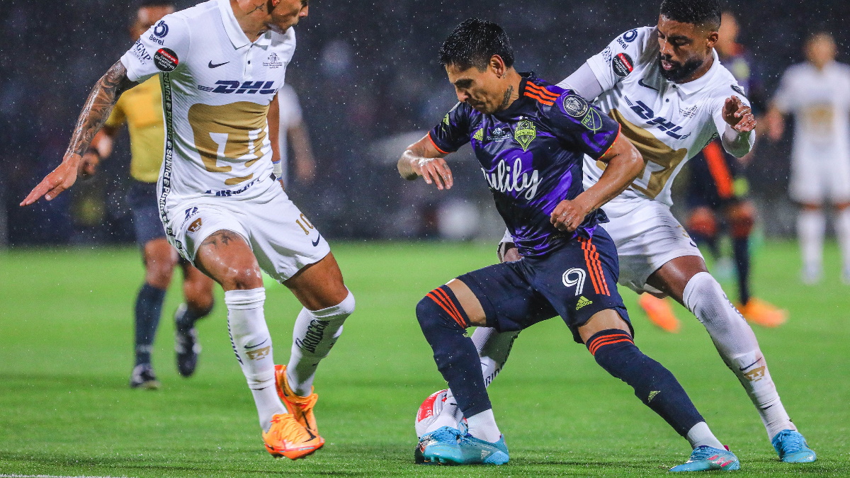 Pumas empata con Seattle Sounders en la final de ida de Concachampions