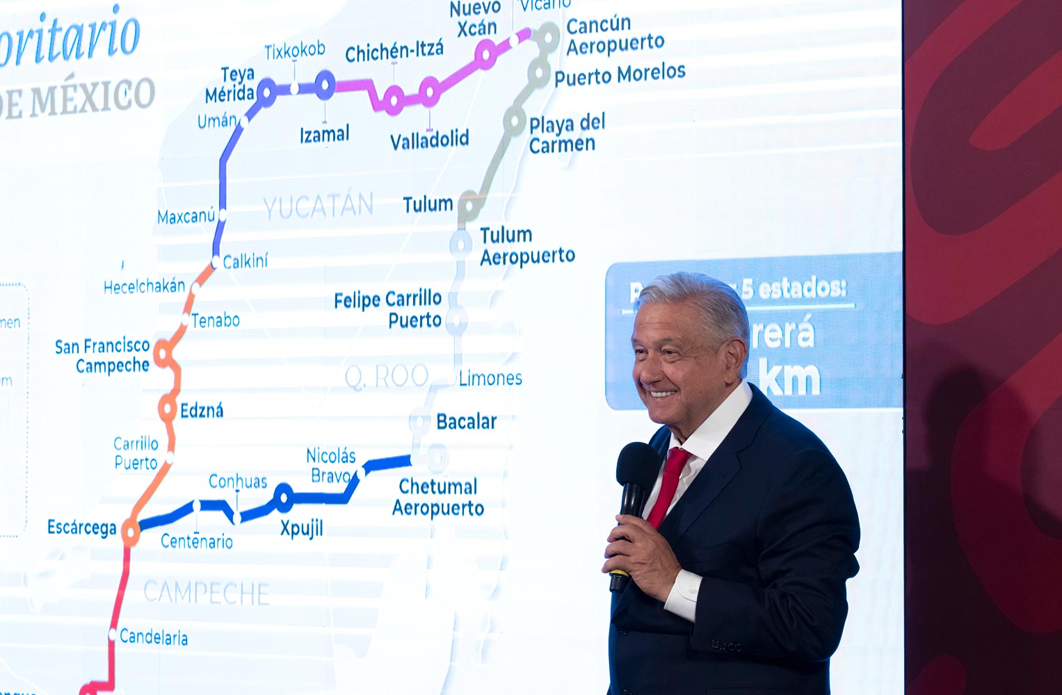 AMLO califica a críticas contra Tren Maya como “oposición politiquera”; Conferencia (02-05-2022)